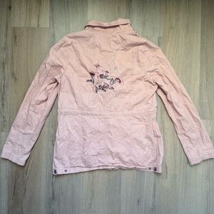 Ashley By 26 International Blush Pink Bohemian Embroidered Women’s Jacket